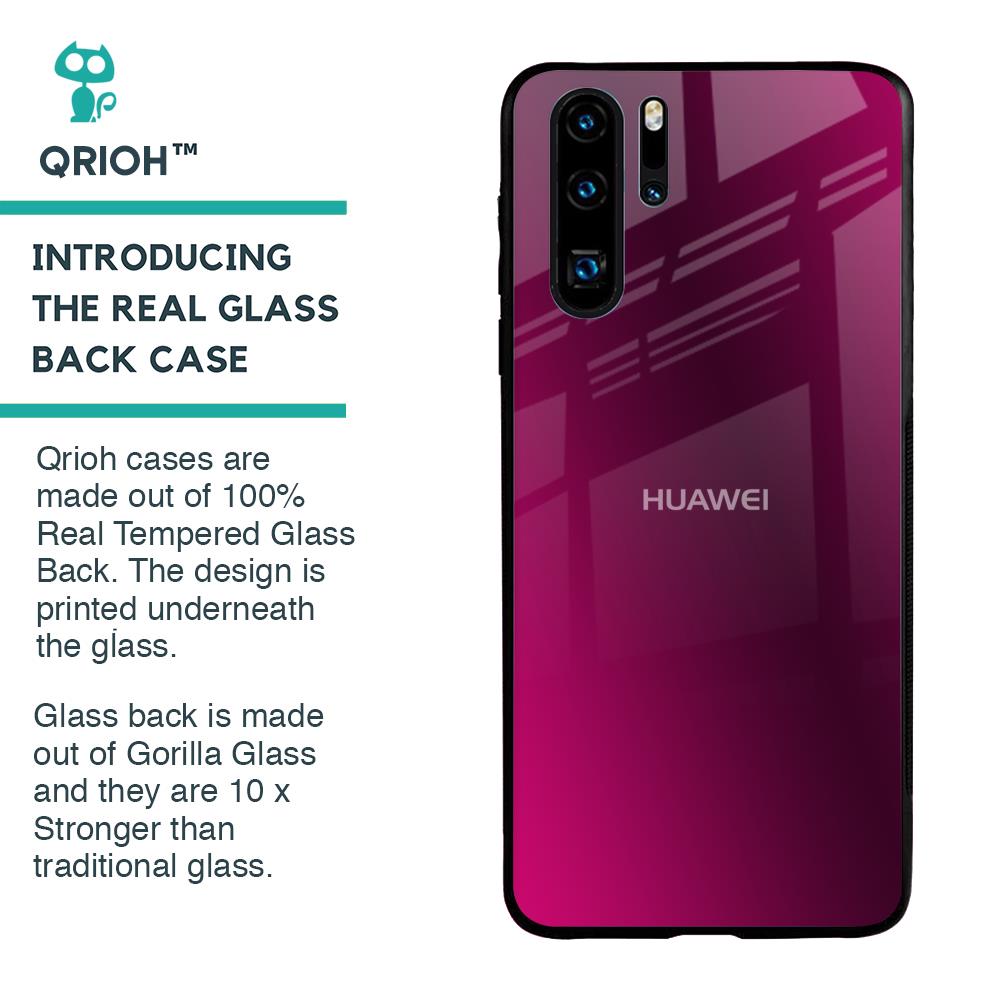 Pink Burst Glass Case for Huawei P30 Pro