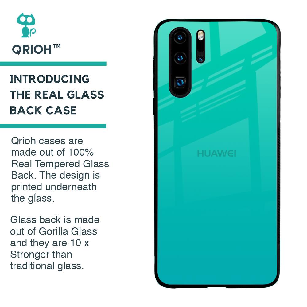 Cuba Blue Glass Case For Huawei P30 Pro