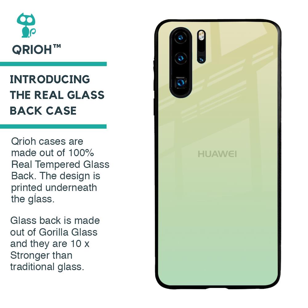 Mint Green Gradient Glass Case for Huawei P30 Pro