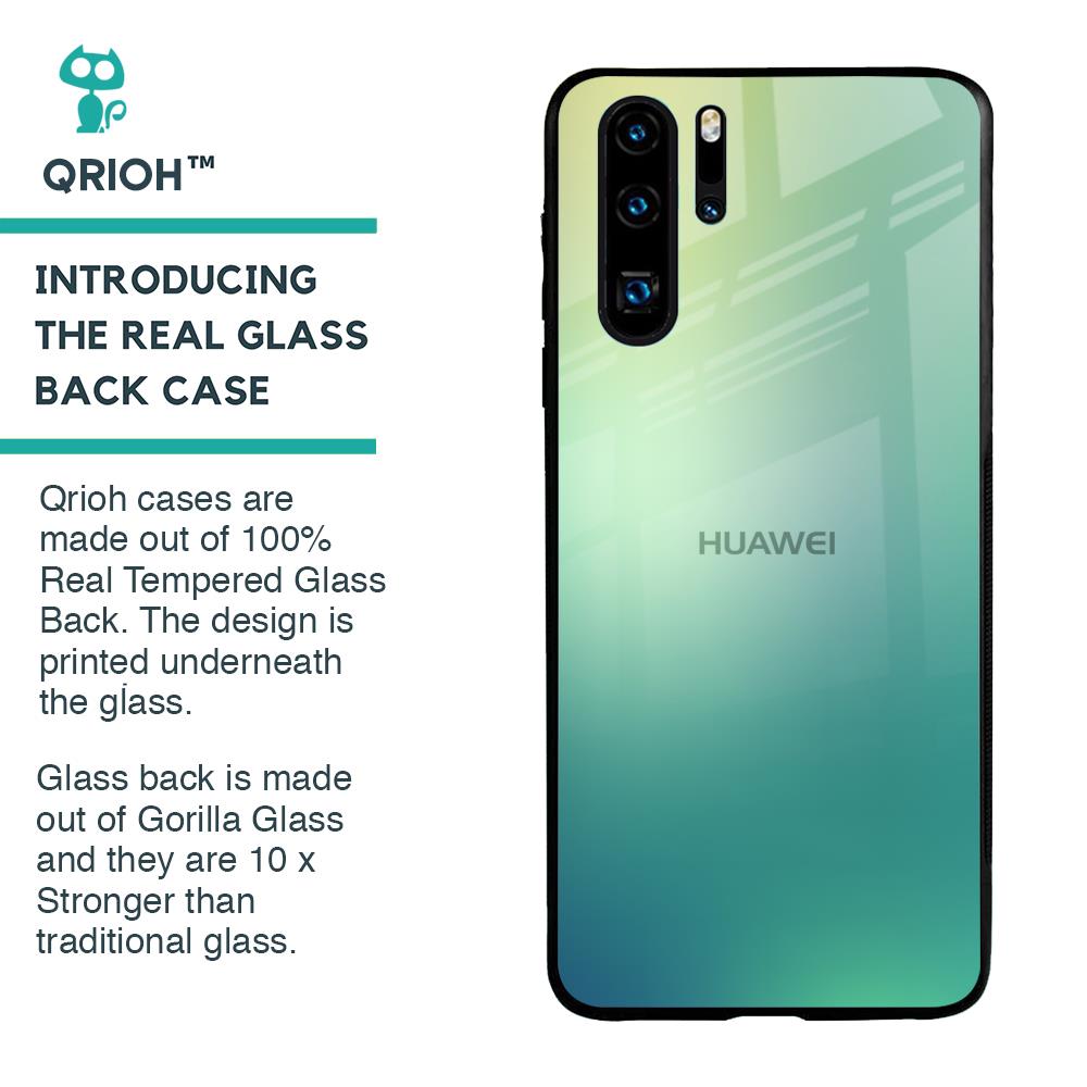Dusty Green Glass Case for Huawei P30 Pro