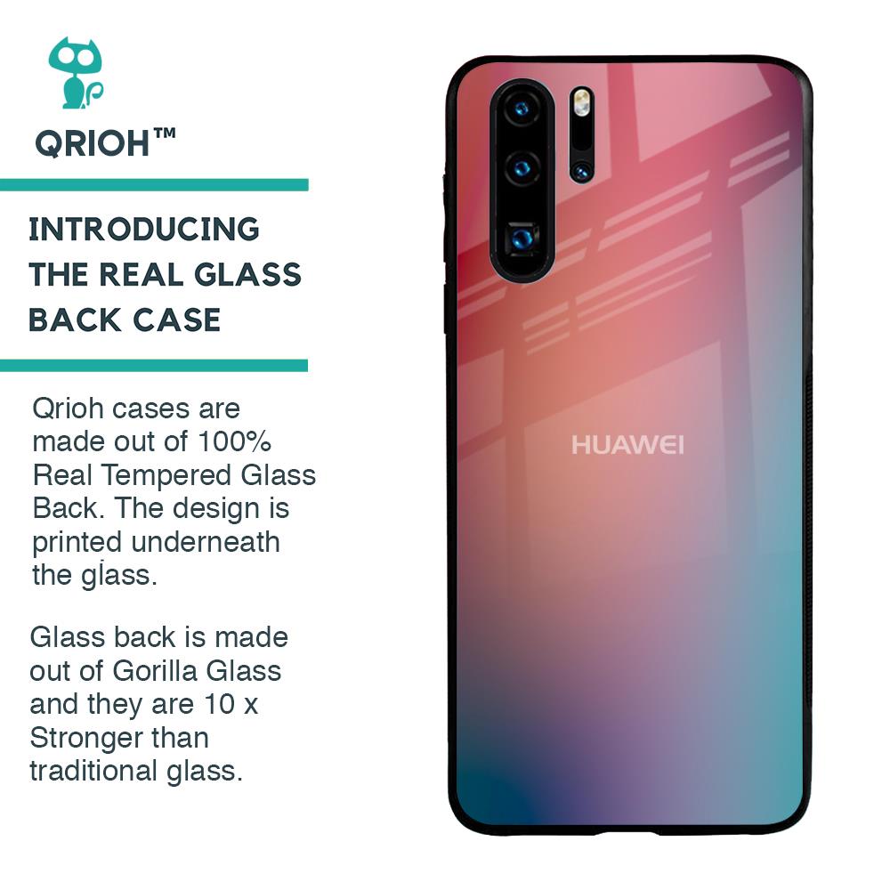 Dusty Multi Gradient Glass Case for Huawei P30 Pro