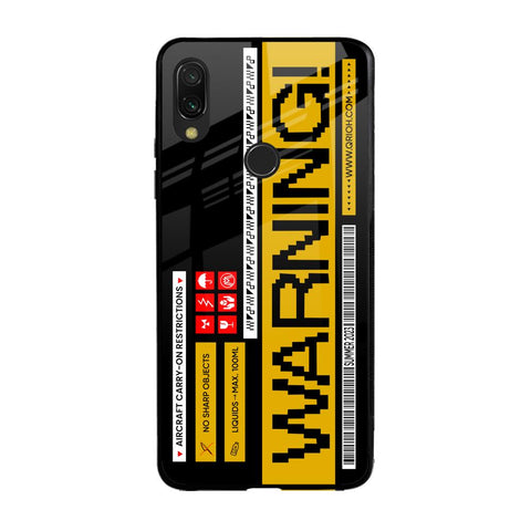 Aircraft Warning Xiaomi Redmi Note 7 Pro Glass Back Cover Online
