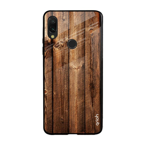 Timber Printed Xiaomi Redmi Note 7 Pro Glass Back Cover Online