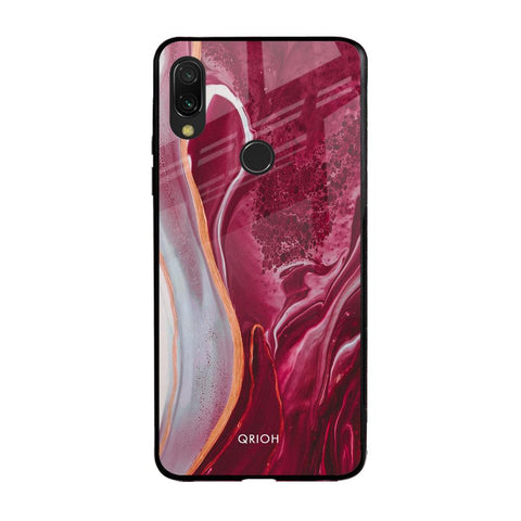 Crimson Ruby Xiaomi Redmi Note 7 Pro Glass Back Cover Online