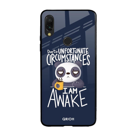 Struggling Panda Xiaomi Redmi Note 7 Pro Glass Back Cover Online