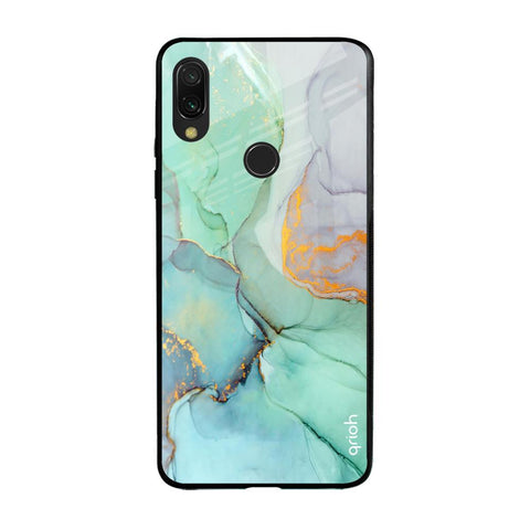 Green Marble Xiaomi Redmi Note 7 Pro Glass Back Cover Online