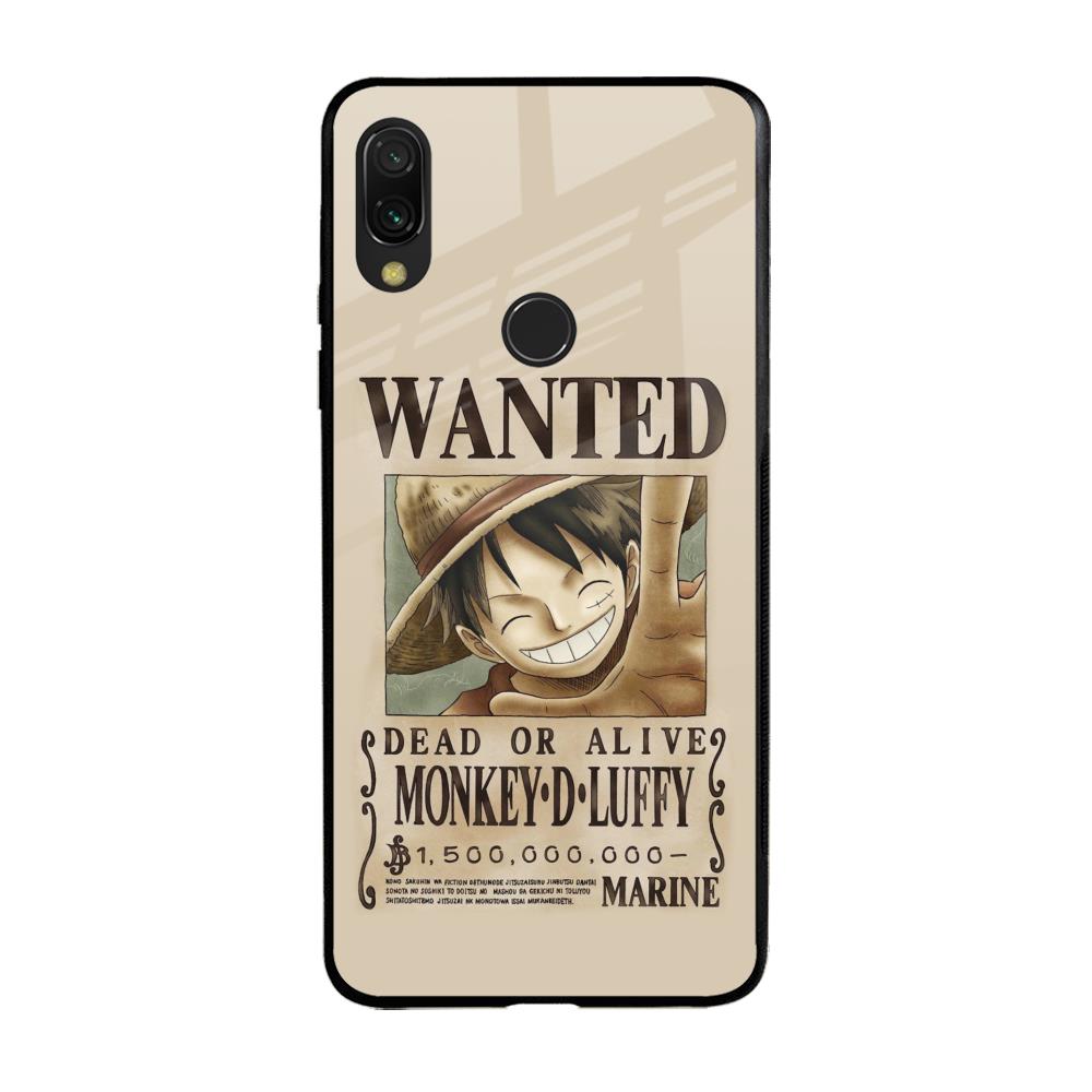 Luffy Wanted Glass Case for Xiaomi Redmi Note Pro
