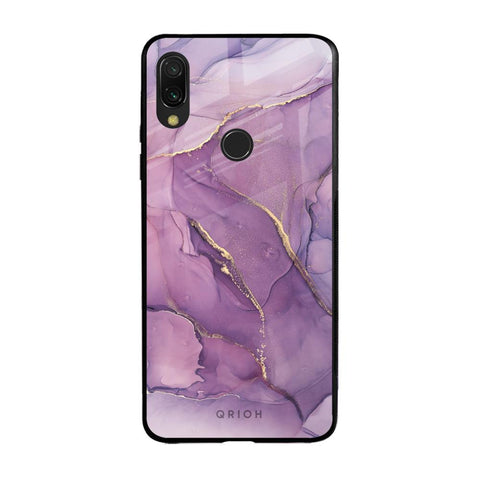 Purple Gold Marble Xiaomi Redmi Note 7 Pro Glass Back Cover Online