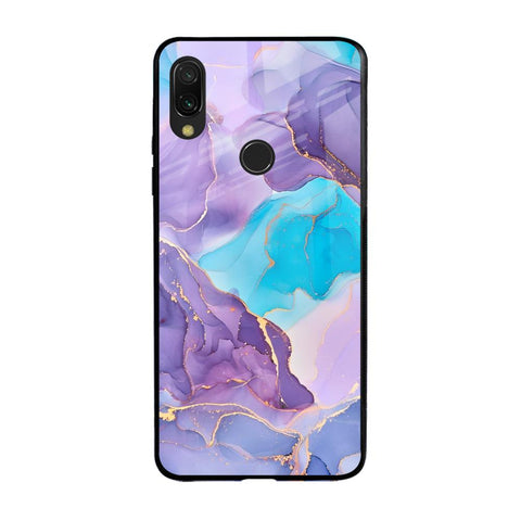 Alcohol ink Marble Xiaomi Redmi Note 7 Pro Glass Back Cover Online