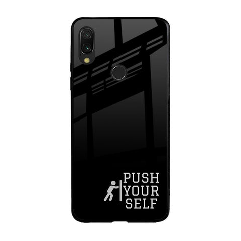 Push Your Self Xiaomi Redmi Note 7 Pro Glass Back Cover Online