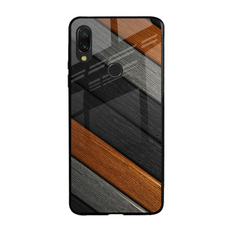 Tri Color Wood Xiaomi Redmi Note 7 Pro Glass Back Cover Online