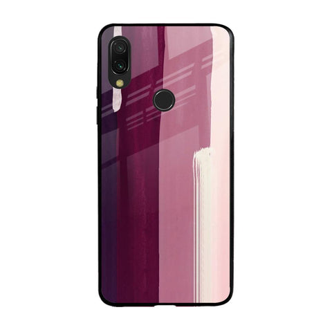 Brush Stroke Art Xiaomi Redmi Note 7 Pro Glass Back Cover Online