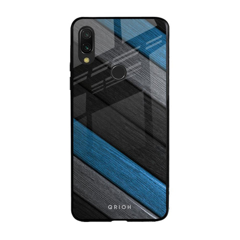 Multicolor Wooden Effect Xiaomi Redmi Note 7 Pro Glass Back Cover Online