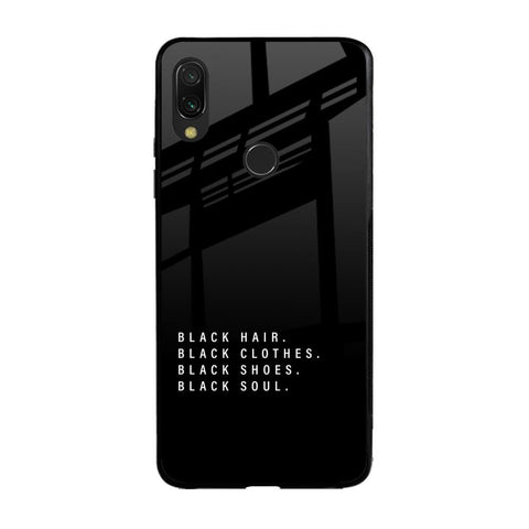 Black Soul Xiaomi Redmi Note 7 Pro Glass Back Cover Online