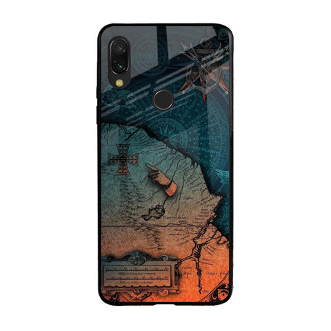 Geographical Map Xiaomi Redmi Note 7 Pro Glass Back Cover Online