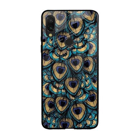 Peacock Feathers Xiaomi Redmi Note 7 Pro Glass Cases & Covers Online
