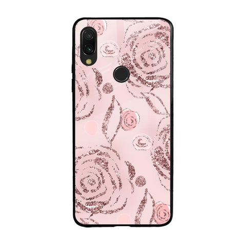 Shimmer Roses Xiaomi Redmi Note 7 Pro Glass Cases & Covers Online