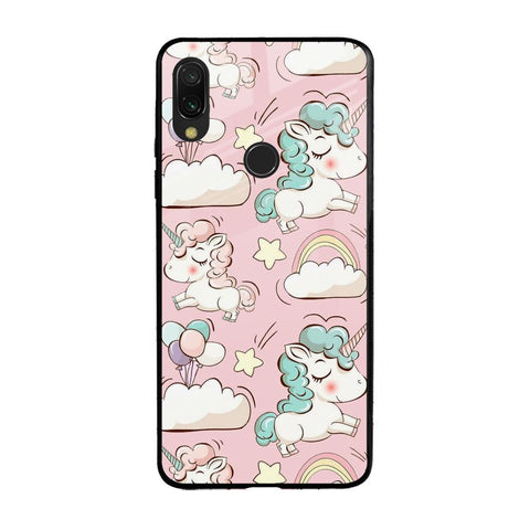 Balloon Unicorn Xiaomi Redmi Note 7 Pro Glass Cases & Covers Online