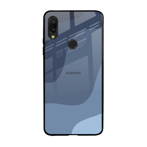 Navy Blue Ombre Xiaomi Redmi Note 7 Pro Glass Back Cover Online