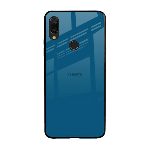 Cobalt Blue Xiaomi Redmi Note 7 Pro Glass Back Cover Online