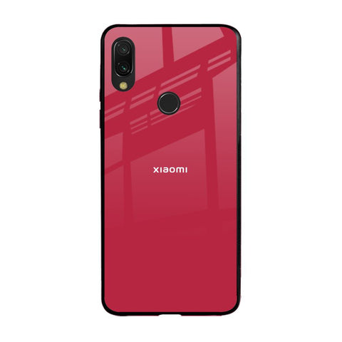 Solo Maroon Xiaomi Redmi Note 7 Pro Glass Back Cover Online