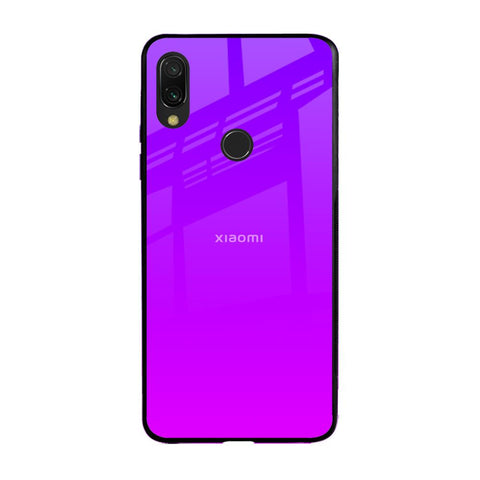 Purple Pink Xiaomi Redmi Note 7 Pro Glass Back Cover Online