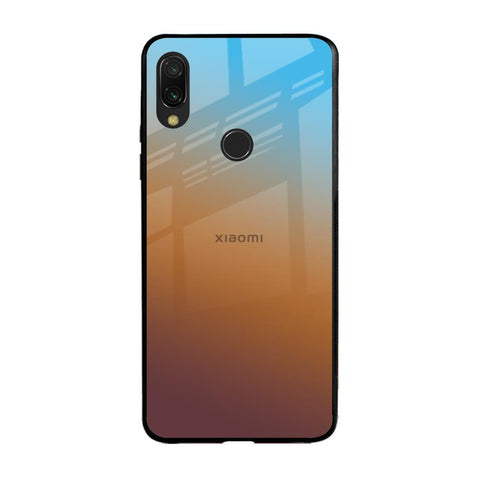 Rich Brown Xiaomi Redmi Note 7 Pro Glass Back Cover Online