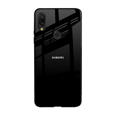 Jet Black Xiaomi Redmi Note 7 Pro Glass Back Cover Online