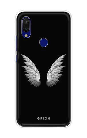 White Angel Wings Xiaomi Redmi 7 Back Cover