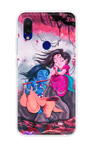 Radha Krishna Art Xiaomi Redmi 7 Back Cover