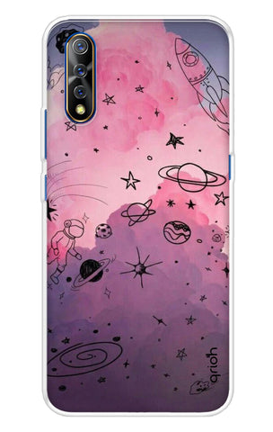 Space Doodles Art Vivo S1 Back Cover