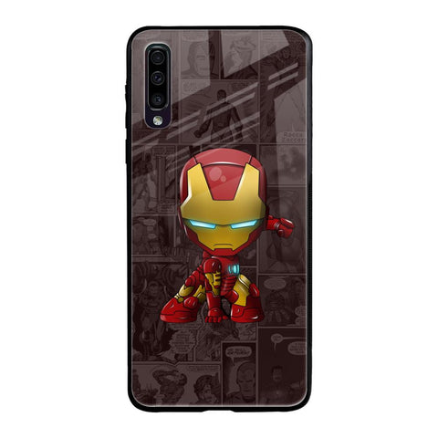 Angry Baby Super Hero Samsung Galaxy A70 Glass Back Cover Online