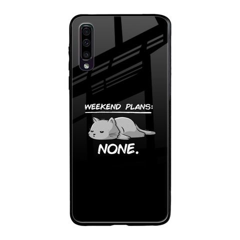 Weekend Plans Samsung Galaxy A70 Glass Back Cover Online