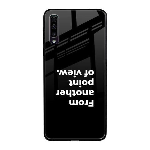 Motivation Samsung Galaxy A70 Glass Back Cover Online
