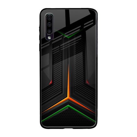 Modern Ultra Chevron Samsung Galaxy A70 Glass Back Cover Online