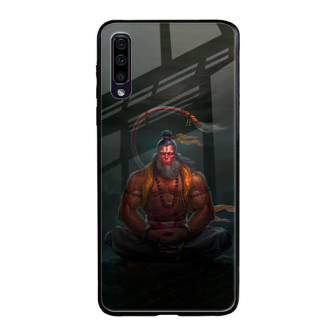 Lord Hanuman Animated Samsung Galaxy A70 Glass Back Cover Online