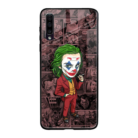 Joker Cartoon Samsung Galaxy A70 Glass Back Cover Online