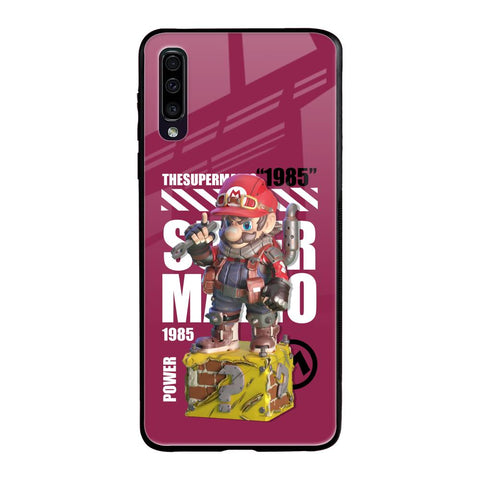 Gangster Hero Samsung Galaxy A70 Glass Back Cover Online