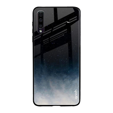 Black Aura Samsung Galaxy A70 Glass Back Cover Online