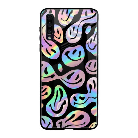Acid Smile Samsung Galaxy A70 Glass Back Cover Online