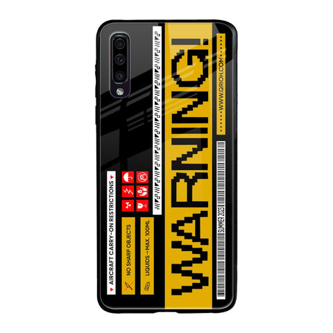 Aircraft Warning Samsung Galaxy A70 Glass Back Cover Online