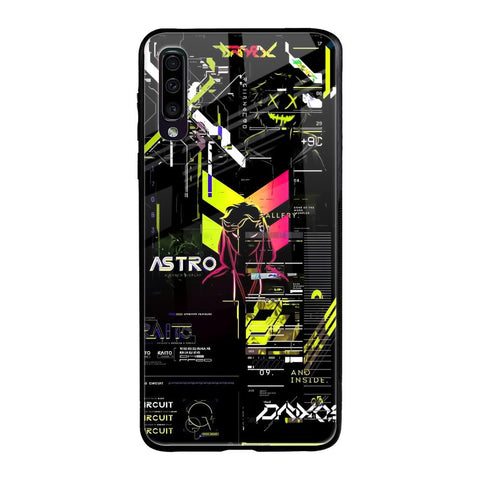 Astro Glitch Samsung Galaxy A70 Glass Back Cover Online