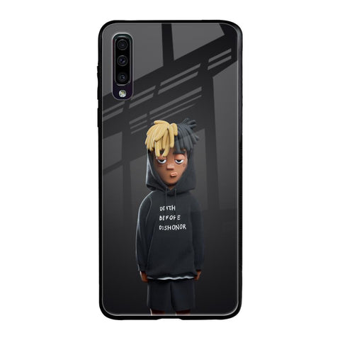 Dishonor Samsung Galaxy A70 Glass Back Cover Online