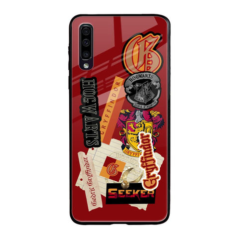 Gryffindor Samsung Galaxy A70 Glass Back Cover Online