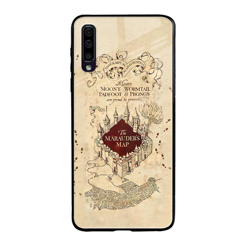 Magical Map Samsung Galaxy A70 Glass Back Cover Online