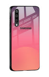 Sunset Orange Glass Case for Samsung Galaxy A70
