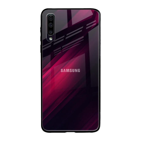 Razor Black Samsung Galaxy A70 Glass Back Cover Online