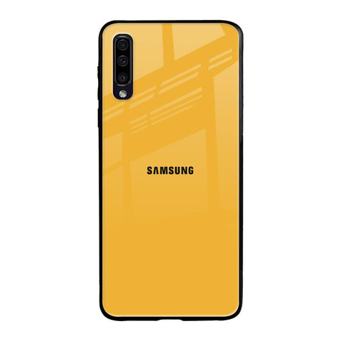 Fluorescent Yellow Samsung Galaxy A70 Glass Back Cover Online