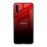 Maroon Faded Samsung Galaxy A70 Glass Back Cover Online