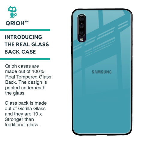 Oceanic Turquiose Glass Case for Samsung Galaxy A70